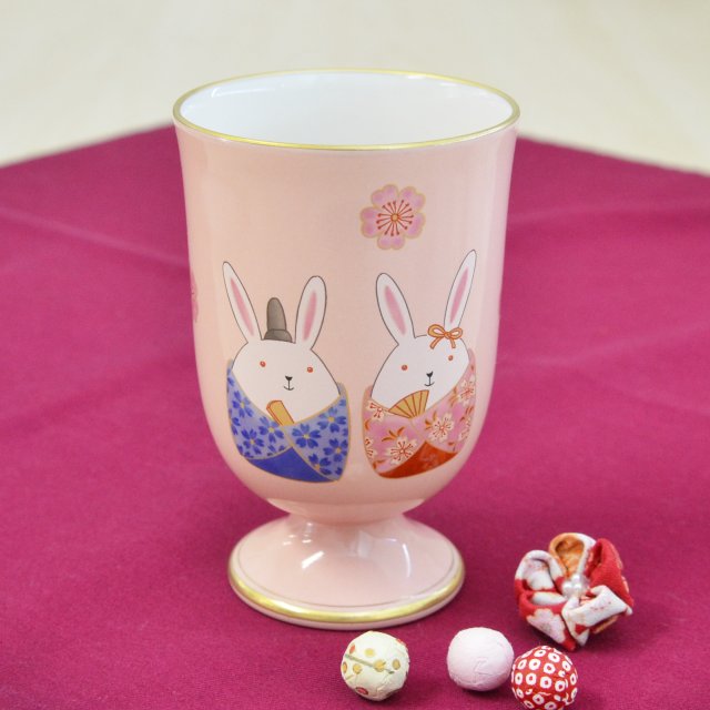 (ひな祭り うさぎ)フリーカップ*オンラインショップ特別価格*