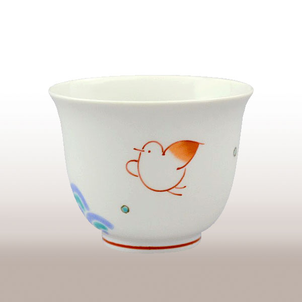 (紅羽千鳥)ぐい呑み *オンラインショップ特別価格*