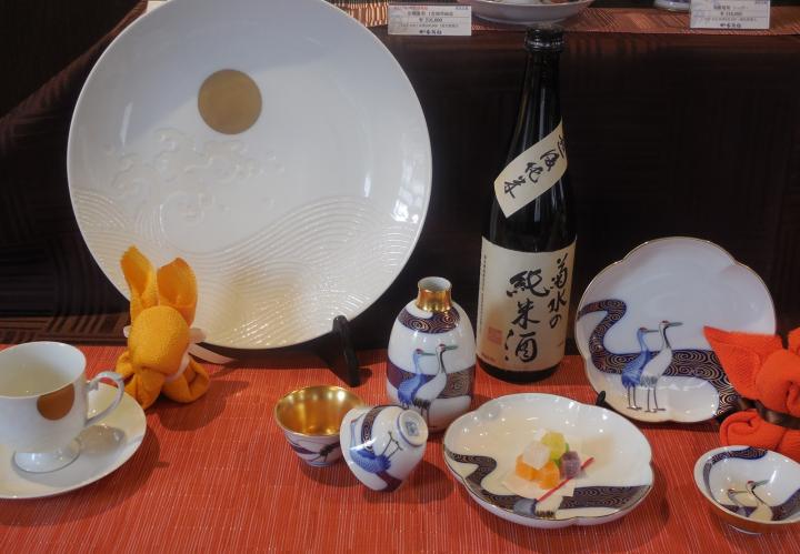 お月見 光琳鶴 お月見 光琳鶴