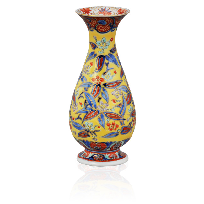色絵鹿紅葉花籠文耳付花瓶«香蘭社（古陶磁） » 有田焼 古陶磁・美術品 