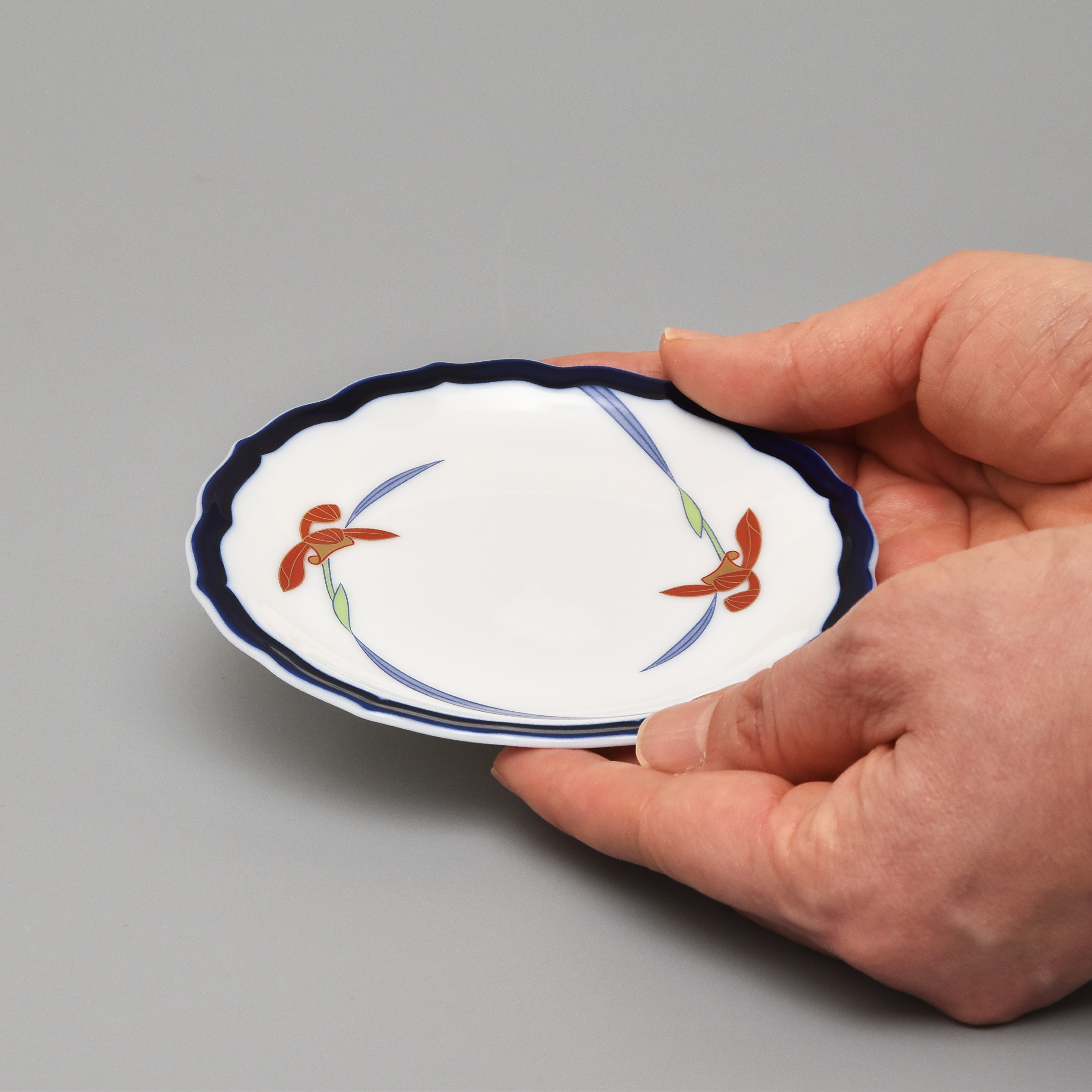 （オーキッドレース）小皿セット（径12cm）5