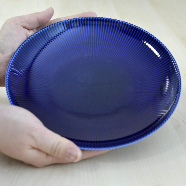 （ピンストライプ・Ｒ）中皿（20.5cm）5