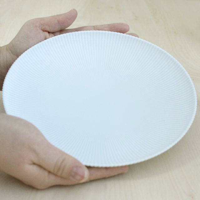 （ピンストライプ・W）中皿（20.5cm）5