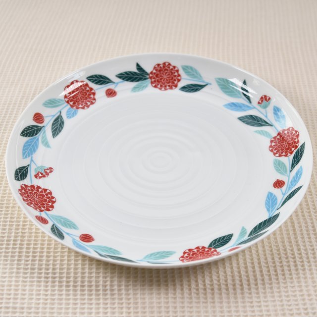 ビバーチェ ディナープレート 大皿 25cm 有田焼の老舗 香蘭社