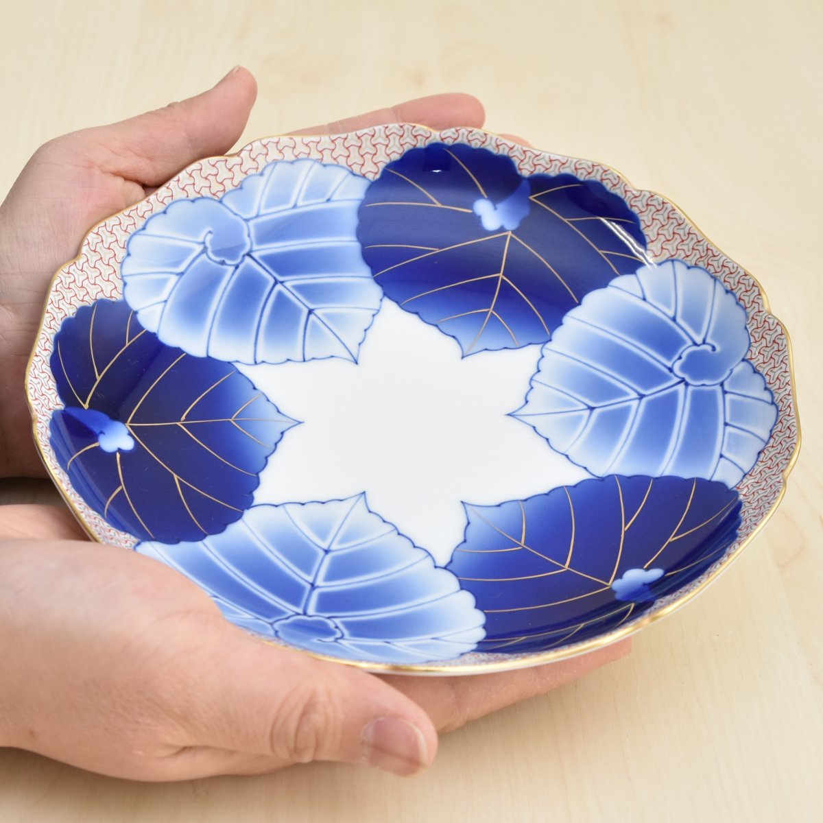 （愁海棠）中皿2枚セット（18cm）*オンラインショップ限定商品*