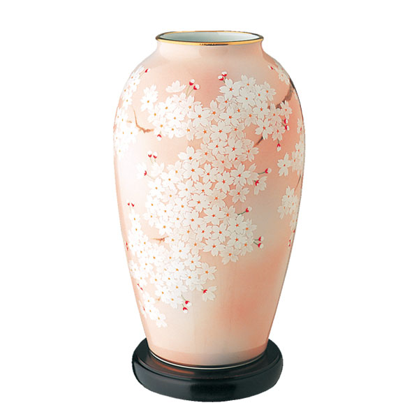 吉野桜）花瓶«花瓶|有田焼の老舗 香蘭社