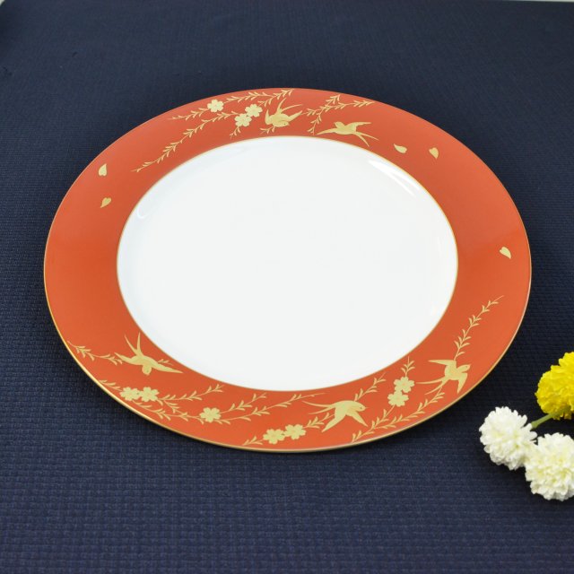 花つばめ 26ｃｍプレート 店長オススメ プライスダウン 有田焼の老舗 香蘭社