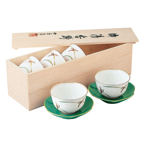 初回限定】 香蘭社 湯呑 茶托 5個セット ecousarecycling.com