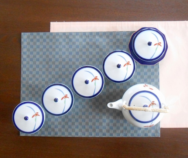 キッチン、台所用品 食器、グラス、カトラリー （オーキッドレース）蓋付湯のみ５客セット