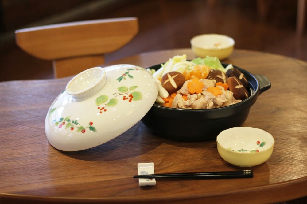 鶏と密柑のあったかお鍋