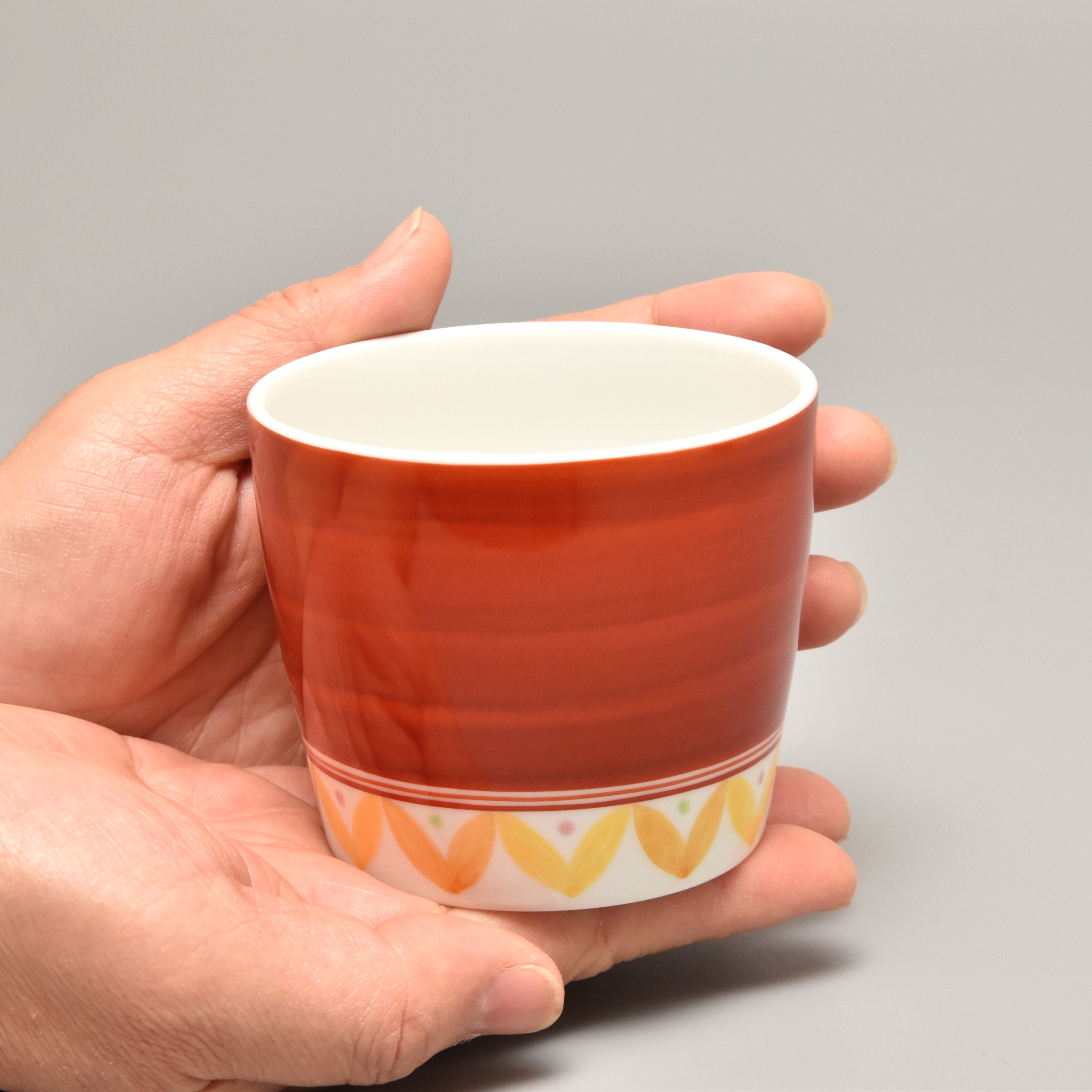 【赤蒔地紋】そば猪口（箱なし）*有田陶器市特別割引商品*5
