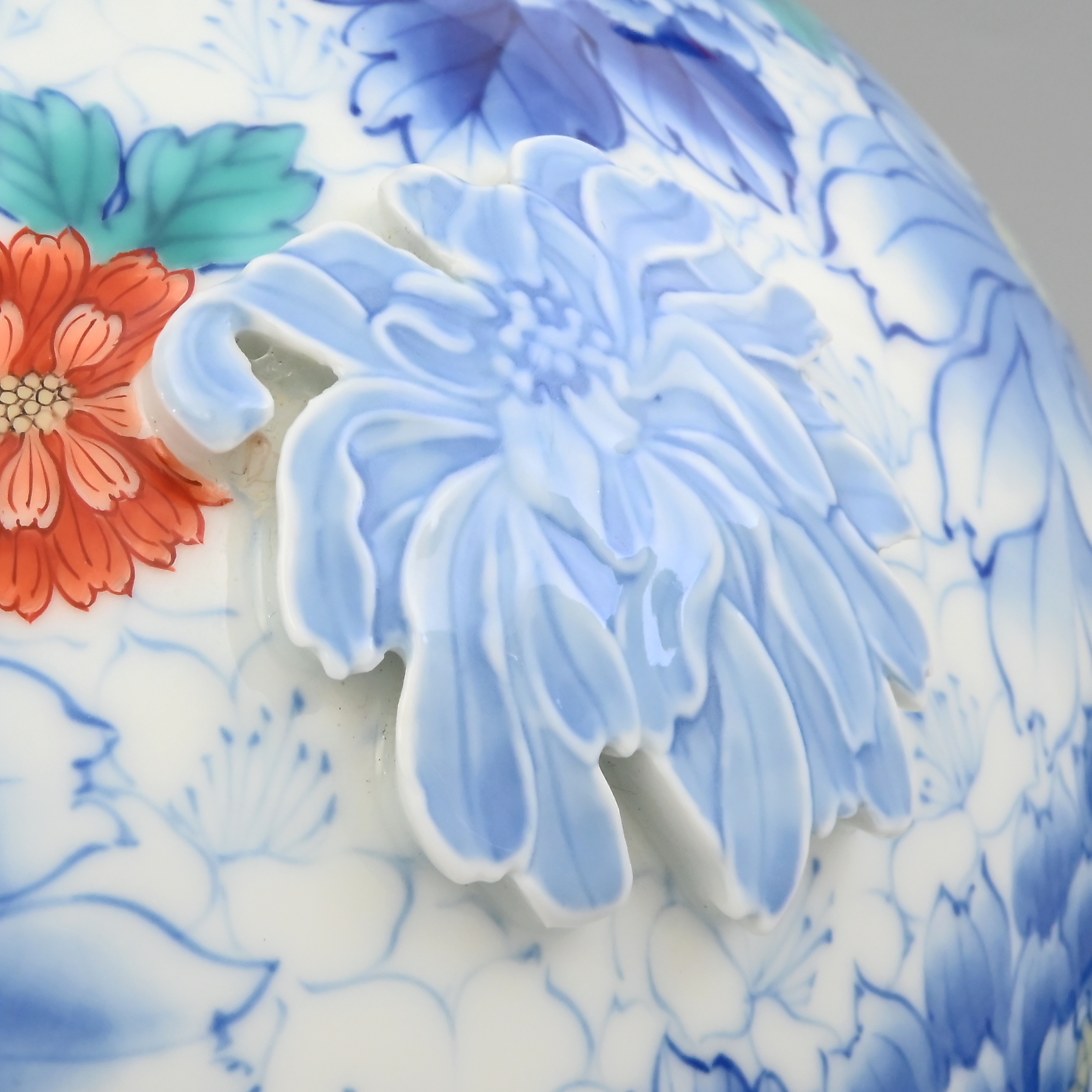 （染錦御用つつじ文）花瓶　*オンラインショップ特別限定販売*7